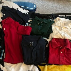 5t boys uniform shirts lot